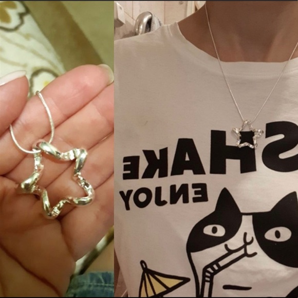 NEW!!! 925 Sterling Silver Starfish Necklace!!! - Picture 10 of 16